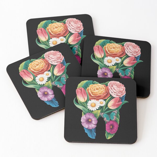 Item preview, Floral Tooth designed and sold by jkrphoto.