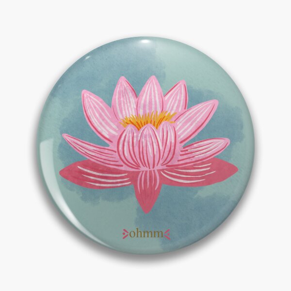 Item preview, Arte de meditación con flor de loto – Resplandor de Stillwater designed and sold by Melodie Messina.