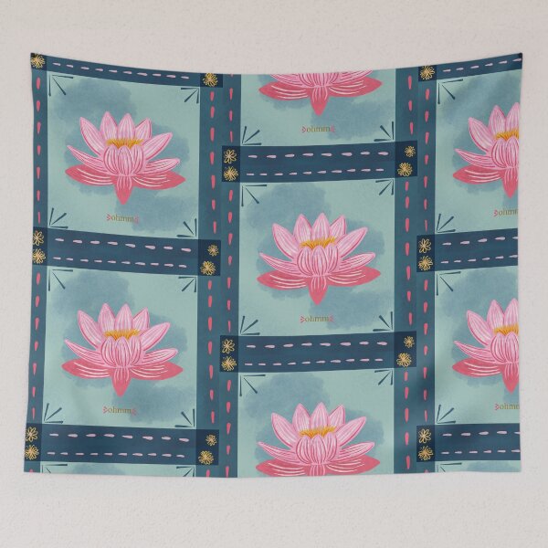Item preview, Lotus Flower Meditation Art – Stillwater Radiance designed and sold by Melodie Messina.