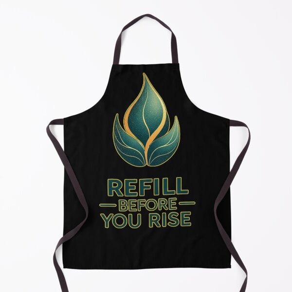 Item preview, Refill Before You Rise Green Leaf Flame Art On designed and sold by DesigntshirtWB.