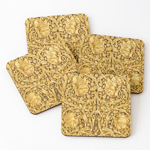 Item preview, William Morris Pimpernel Gold designed and sold by maniacfitness.
