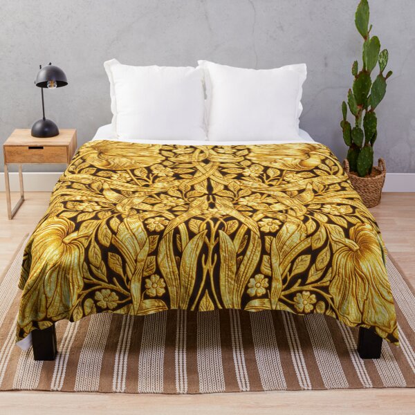 Item preview, William Morris Pimpernel Gold designed and sold by maniacfitness.