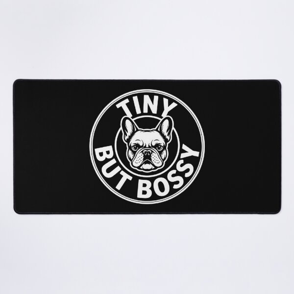 Item preview, Tiny But Bossy French Bulldog Badge designed and sold by AmazingViews.