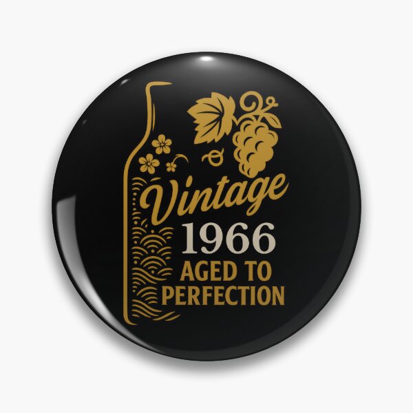 Item preview, Vintage 1966 Gold Wine Bottle Shirt – Aged to Perfection 1966 Birthday Gift – 1966 Vintage Year Design designed and sold by TheTrendsDesk.