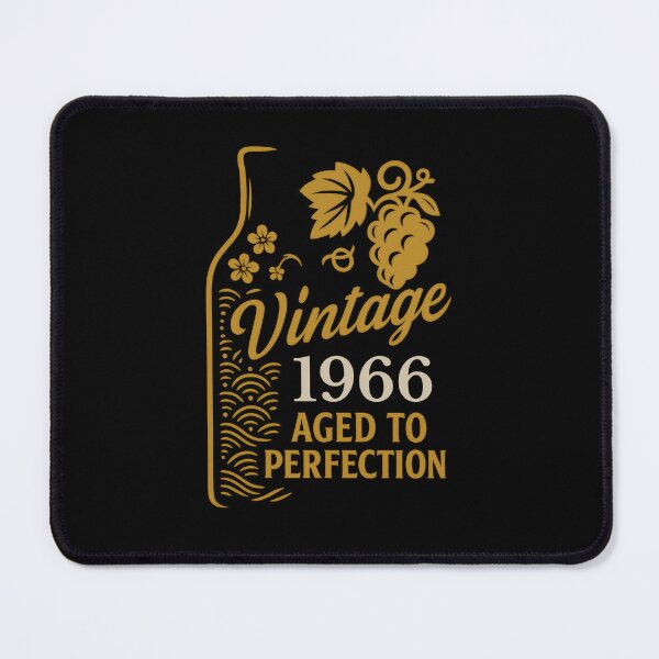 Item preview, Vintage 1966 Gold Wine Bottle Shirt – Aged to Perfection 1966 Birthday Gift – 1966 Vintage Year Design designed and sold by TheTrendsDesk.
