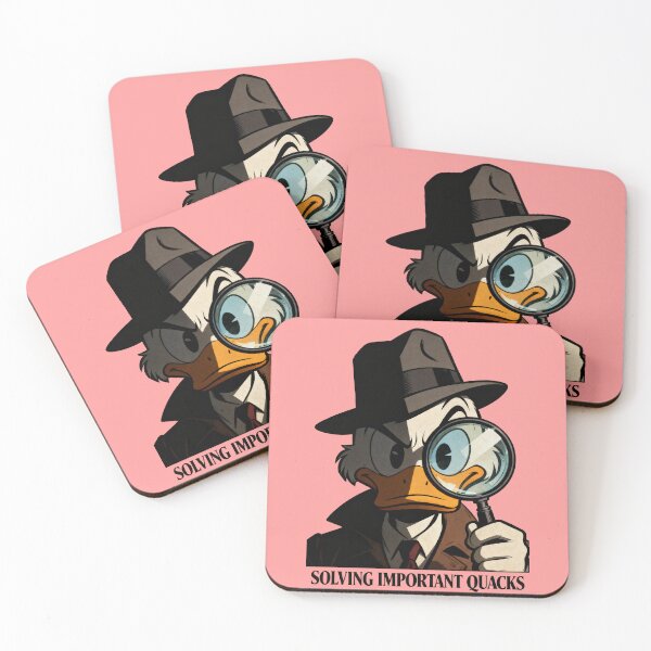 Item preview, Funny Duck Detective Shirt – “Solving Important Quacks” Cartoon Investigator T-Shirt designed and sold by Maximilianos.