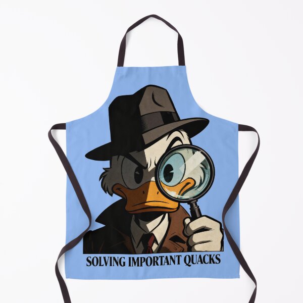 Item preview, Funny Duck Detective Shirt – “Solving Important Quacks” Cartoon Investigator T-Shirt designed and sold by Maximilianos.