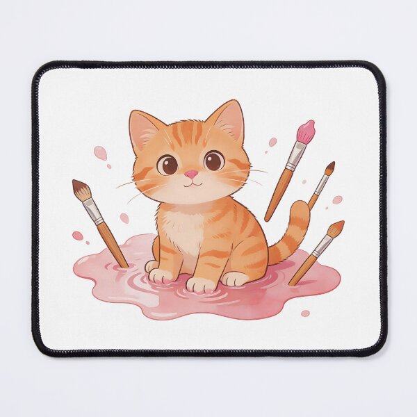 Item preview, Spill Brush Cat designed and sold by visualcornerlab.