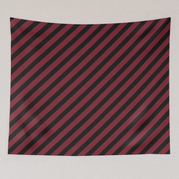 Item preview, Black And Red Diagonal Striped Pattern designed and sold by pattern-archive.