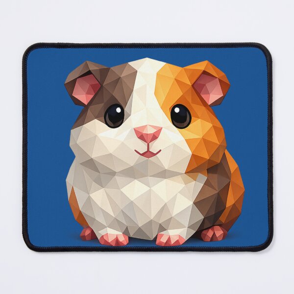 Item preview, Cute Low Poly Geometric Guinea Pig Illustration designed and sold by AndreBarnard.
