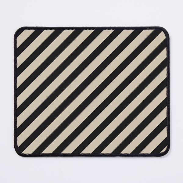 Item preview, Black And Sand Diagonal Striped Pattern designed and sold by pattern-archive.
