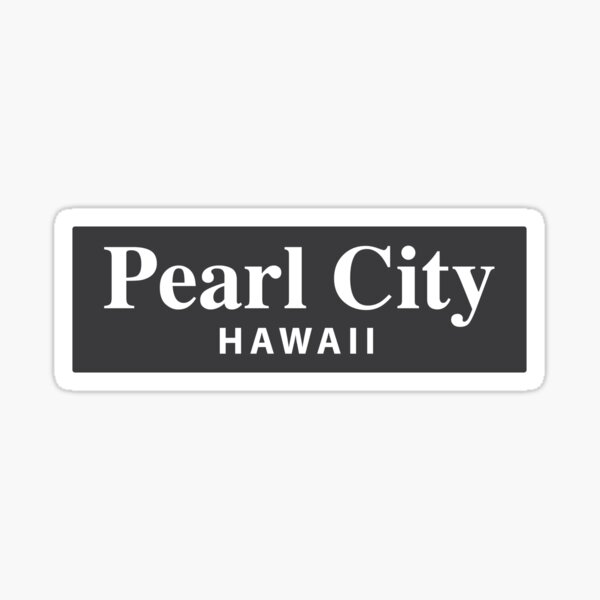 "Pearl City, Hawaii" Sticker for Sale by EveryCityxD1 Redbubble