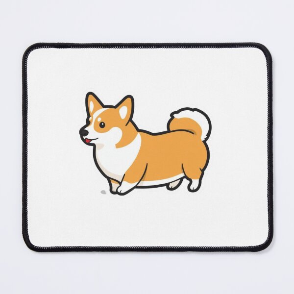 Item preview, Cute Corgi Butt Fluffy Dog Sticker for Corgi Lovers designed and sold by NeonNerdStudio.