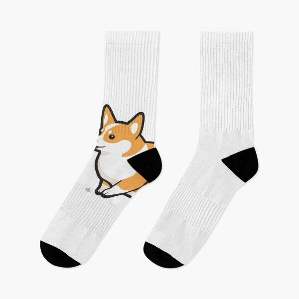 Item preview, Cute Corgi Butt Fluffy Dog Sticker for Corgi Lovers designed and sold by NeonNerdStudio.