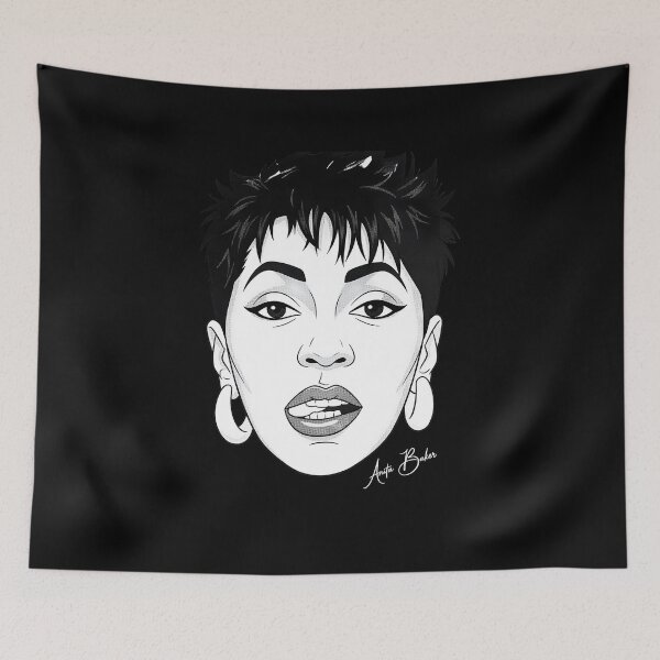 Item preview, Vintage Anita Baker Big Head designed and sold by ILoveWeedLive.
