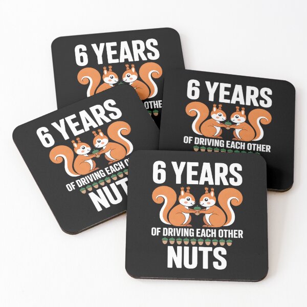 Item preview, 6 Years of Driving Each Other Nuts Anniversary designed and sold by AmazingViews.