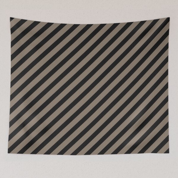 Item preview, Black And Taupe Diagonal Striped Pattern designed and sold by pattern-archive.