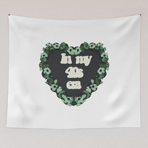 Item preview, In my Forties Era Love Heart Birthday Cake designed and sold by FreeOrca.