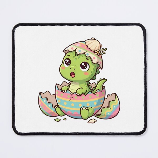 Item preview, Cute Baby Dino Hatching Easter Surprise - Dino Egg Decor designed and sold by AlanyaArtX.