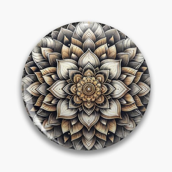 Item preview, Golden Lotus Mandala – Elegant Sacred Geometry  designed and sold by Estreluz.