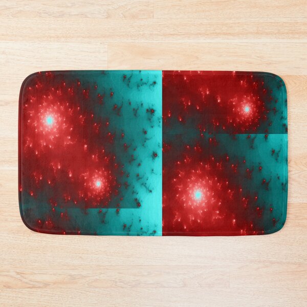 Item preview, Teal and Red Burst of Light designed and sold by coribeth.