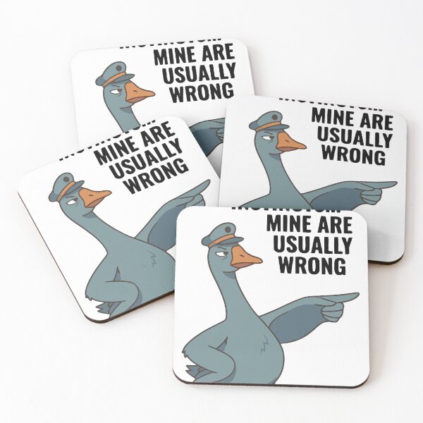 Item preview, Grumpy Goose Pointing With Wrong Instincts Advice designed and sold by Zatch-Bell.