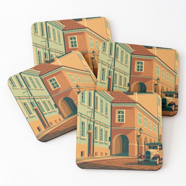 Item preview, Prague - Old Town Street Scene with old car designed and sold by darekkocurek.