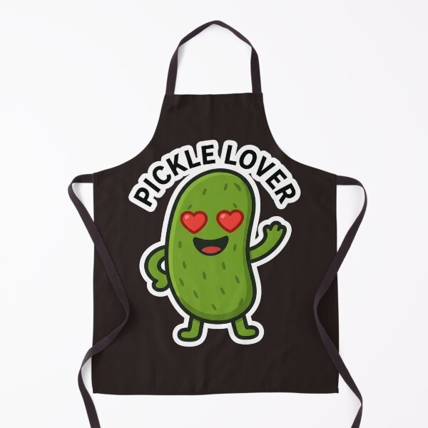 Item preview, Pickle Lover Funny Design – Cute Pickle Cartoon With Heart Eyes, Funny Food Meme Sticker, Pickle Lover Gift designed and sold by Basma Designs | Retro, Kawaii Shirts & Stickers.