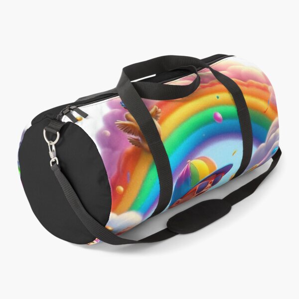 Item preview, Baby Skateboarding Through Rainbow with Party Dog & Dancing Duck designed and sold by Mitaudesign.