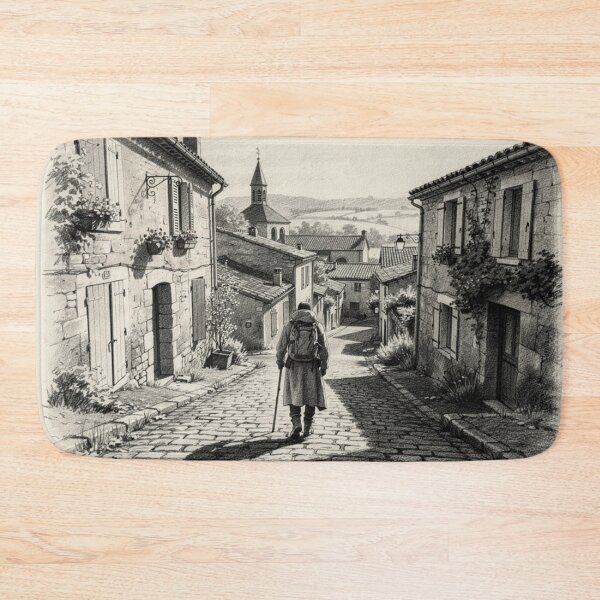 Item preview, Way of St. James, passing through a village designed and sold by jefboutique6150.