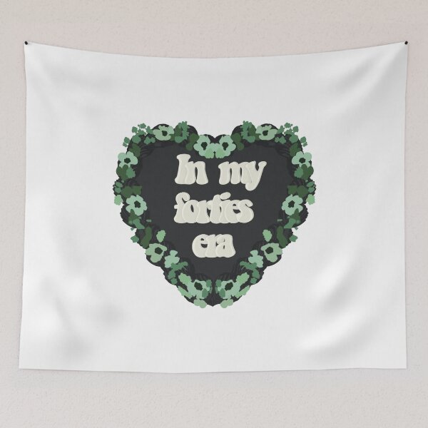 Item preview, In my Forties Era Love Heart Birthday Cake designed and sold by FreeOrca.