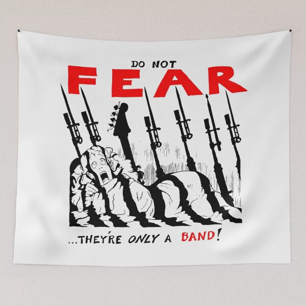 Item preview, Red Typography Band Punk Rock designed and sold by ShadeFall.
