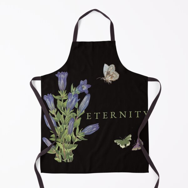 Item preview, Eternity Wildflower Botanical Illustration with Butterflies – Vintage Nature Aesthetic designed and sold by KittenAndCo.