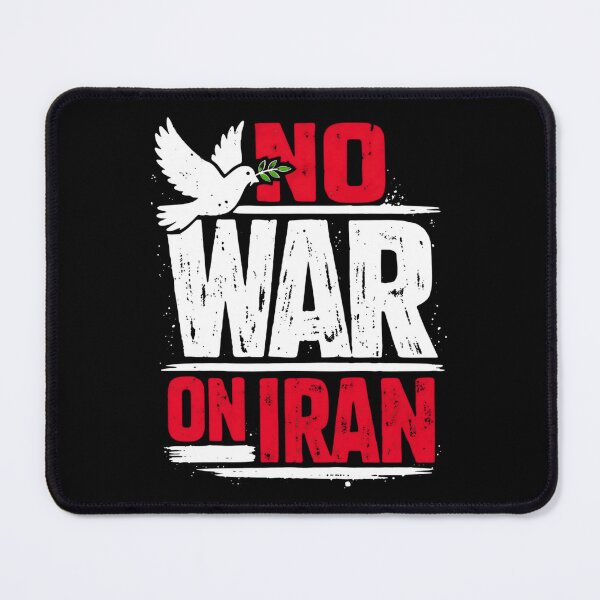 Item preview, No War On Iran designed and sold by ILoveWeedLive.