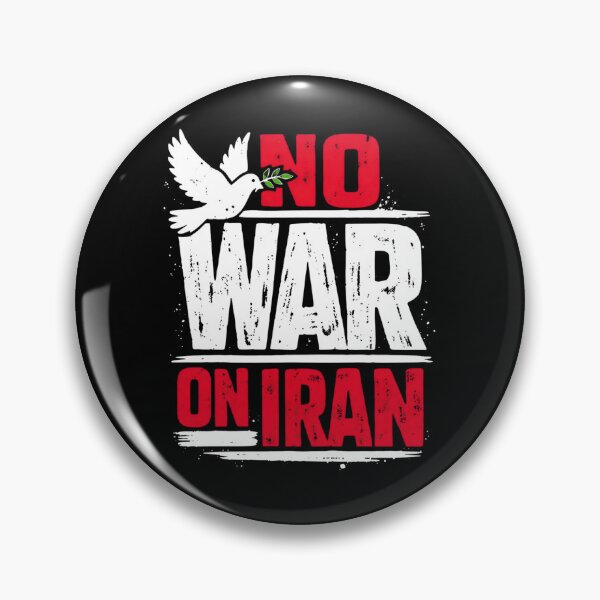 Item preview, No War On Iran designed and sold by ILoveWeedLive.