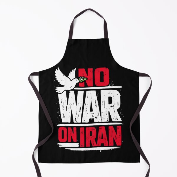 Item preview, No War On Iran designed and sold by ILoveWeedLive.