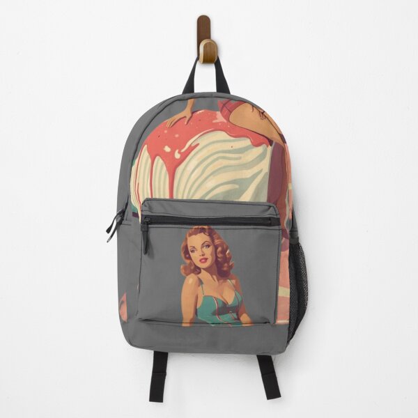 Item preview, Retro Pop Art Pin-Up - Melted Ice Cream Puddle  designed and sold by SunPeachRetro.