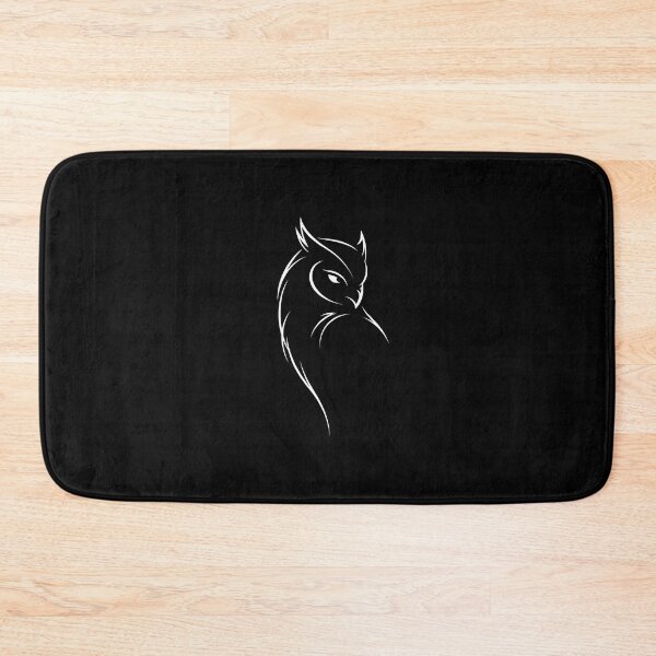 Item preview, Minimal Owl Profile Outline designed and sold by Ombrya.