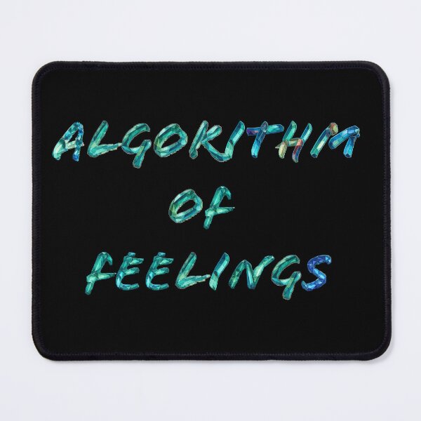 Item preview, Algorithm of Feelings - Minimalist Tech Psychology Art designed and sold by Mini Pixel Perfect Co..