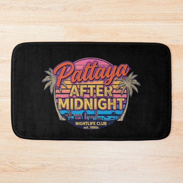 Item preview, Pattaya After Midnight Neon Skyline designed and sold by WildBoysShop.