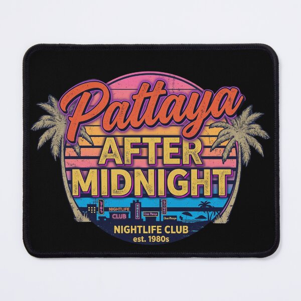 Item preview, Pattaya After Midnight Neon Skyline designed and sold by WildBoysShop.