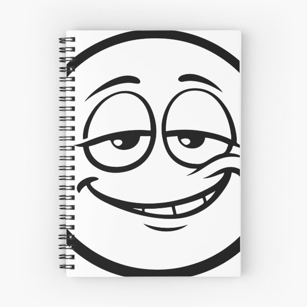 Item preview, Cute Sarcastic Smiley Face Minimal Line Art T-Shirt – Funny Crooked Smile Emoji Doodle Graphic Tee, Playful Half-Closed Eyes Meme Face, Modern Minimalist Cartoon Shirt designed and sold by ArtZone1987.