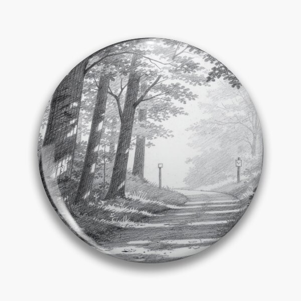 Item preview, Crossing through an undergrowth on the Way of St. James designed and sold by jefboutique6150.