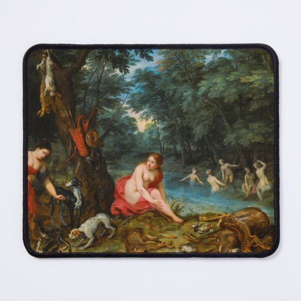 Item preview, Nymphs Bathing Jan Brueghel Elder Classical Mythology Painting designed and sold by TheSoulOfArt.
