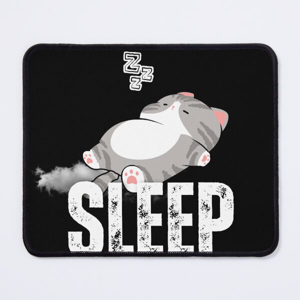 Item preview, Funny Sleeping Cat Fart - Distressed Retro Sleep Design designed and sold by Elly for Design (Power of Creation).