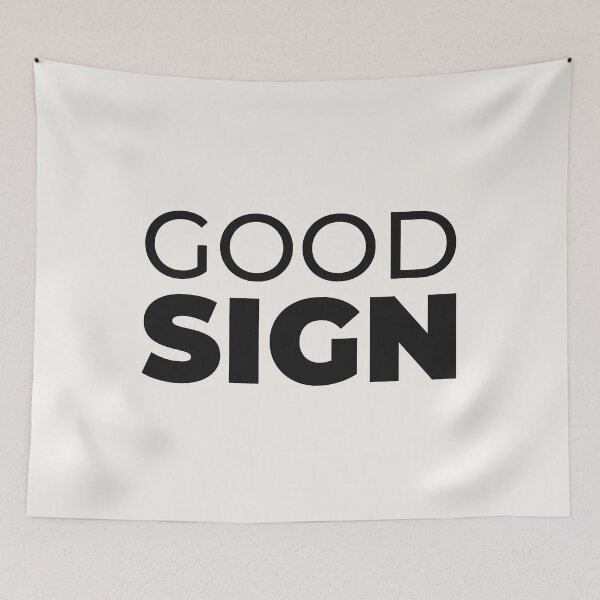 Item preview, Good Sign Bold Minimal Typography Design designed and sold by trepiu.