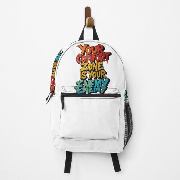 Item preview, Your Comfort Zone Is Your Enemy – Motivational Quote Typography Design designed and sold by Dyan4.
