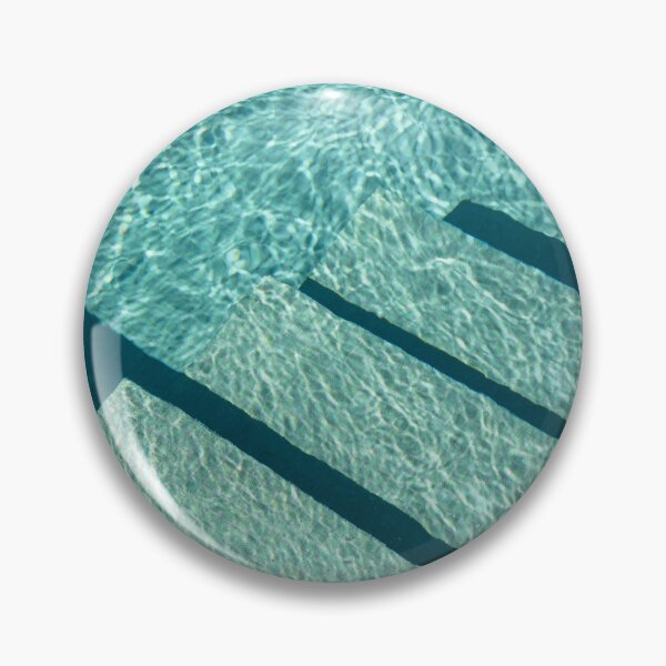 Item preview, Steps in turquoise swimming pool designed and sold by Kimberleyjekel.