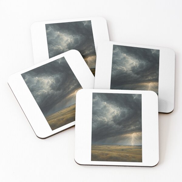 Item preview, Thunderstorms over the plains designed and sold by JenkoStudios.