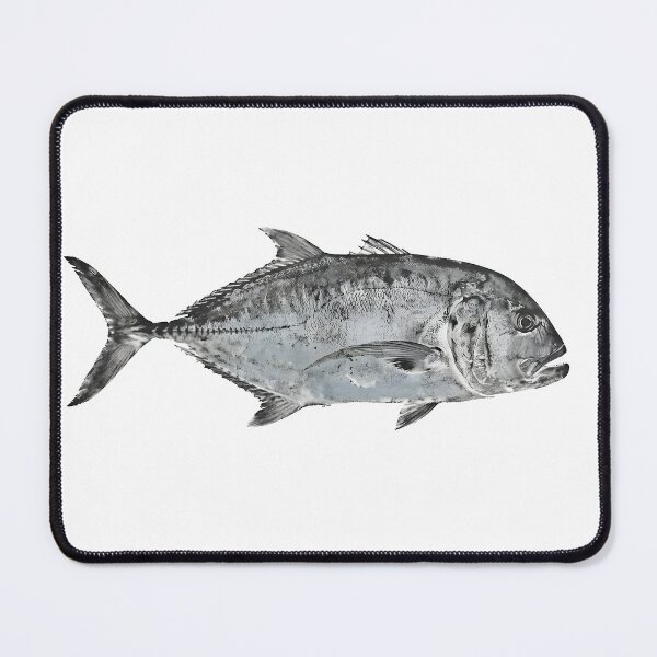 Item preview, Gyotaku of Trevally designed and sold by INKEDOCEAN.